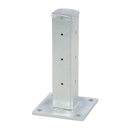 Vestil Rigid Tube Post 18.875 In Bolt-On Style-Galvanized GR-F2R-BO-TP18-HDG